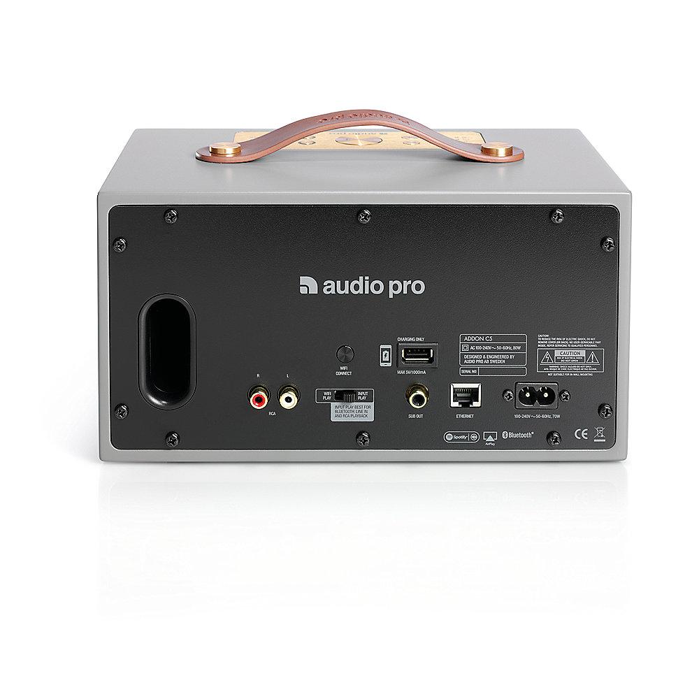 Audio Pro Addon C5 Multiroom Bluetooth-Lautsprecher WI-Fi, grau