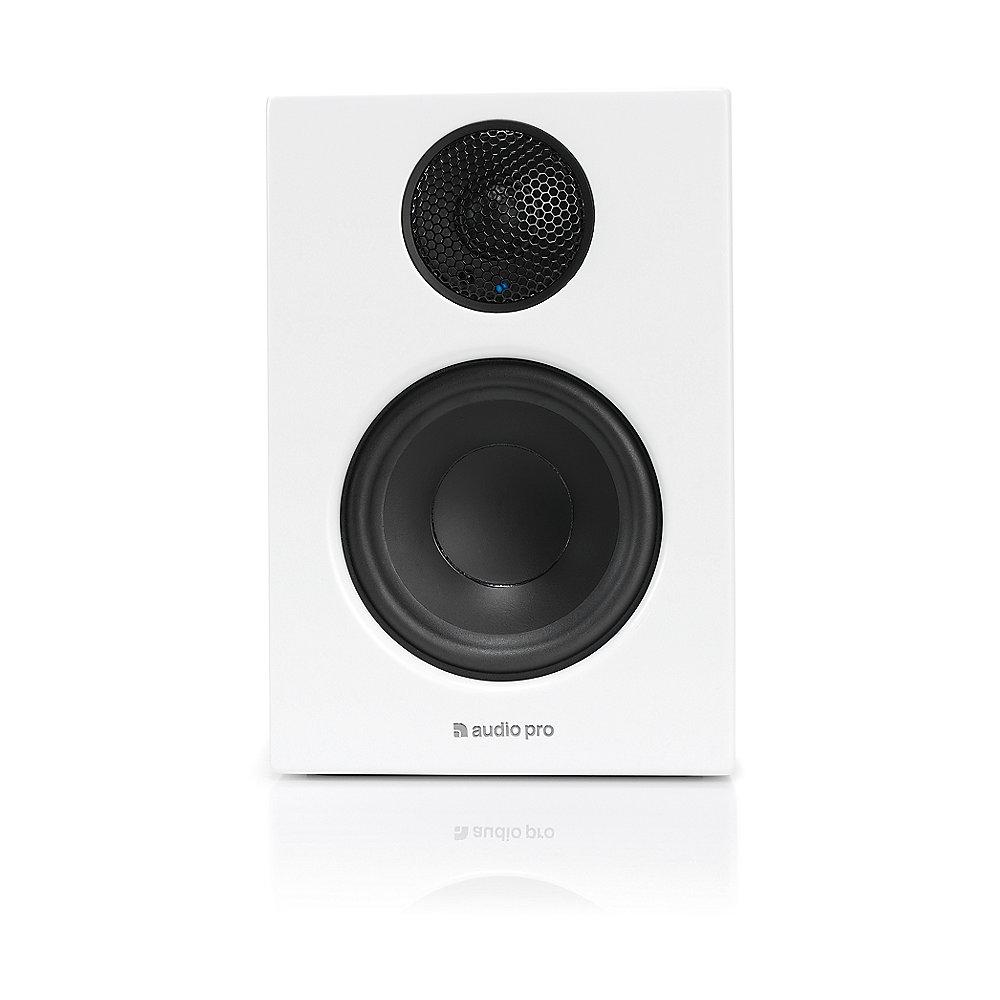 Audio Pro Addon T14 Bluetooth-Regal-Lautsprecher weiß Aux-in aptX Toslink