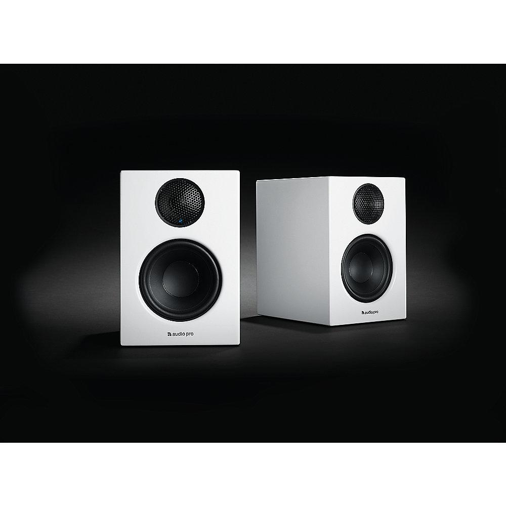 Audio Pro Addon T14 Bluetooth-Regal-Lautsprecher weiß Aux-in aptX Toslink