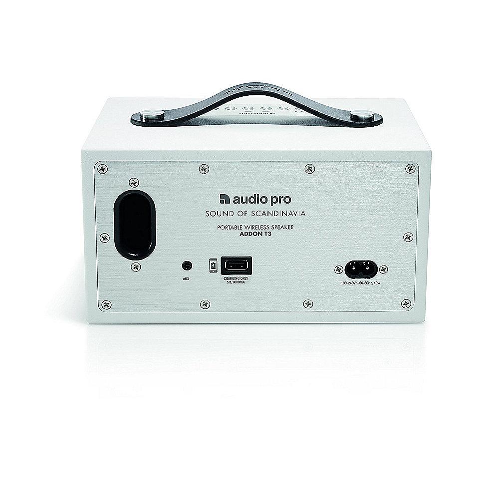 Audio Pro Addon T3 Bluetooth-Lautsprecher weiß Aux-in, Audio, Pro, Addon, T3, Bluetooth-Lautsprecher, weiß, Aux-in