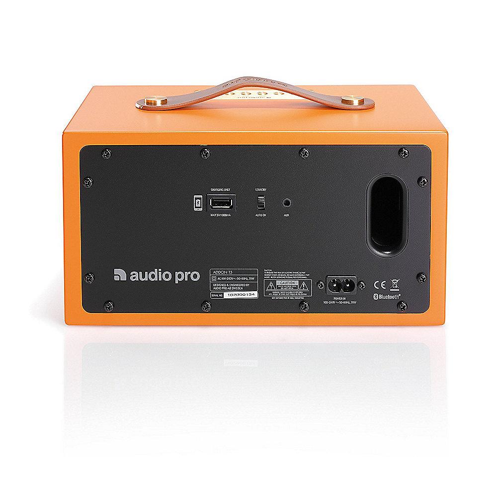 Audio Pro Addon T5 Bluetooth-Lautsprecher orange Aux-in