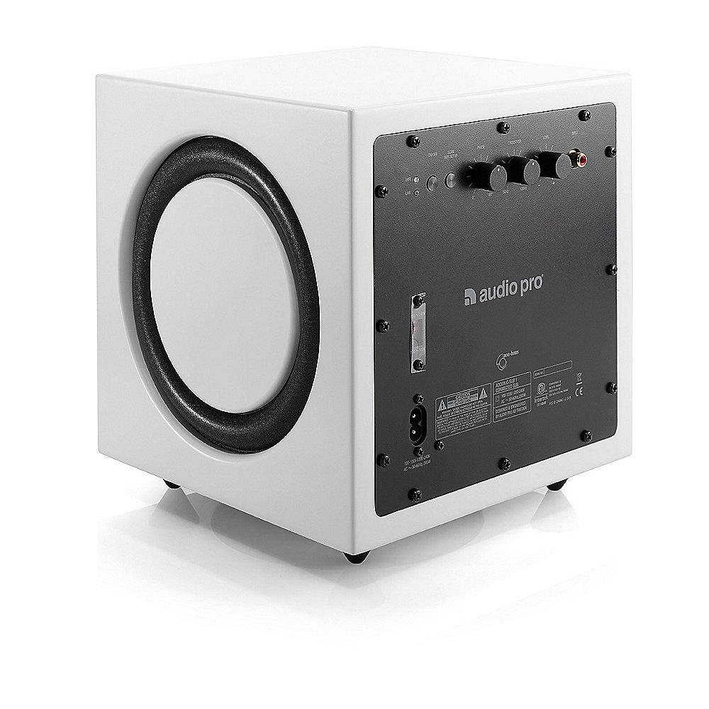 Audio Pro C-SUB Multiroom Subwoofer-Lautsprecher WI-Fi, weiß