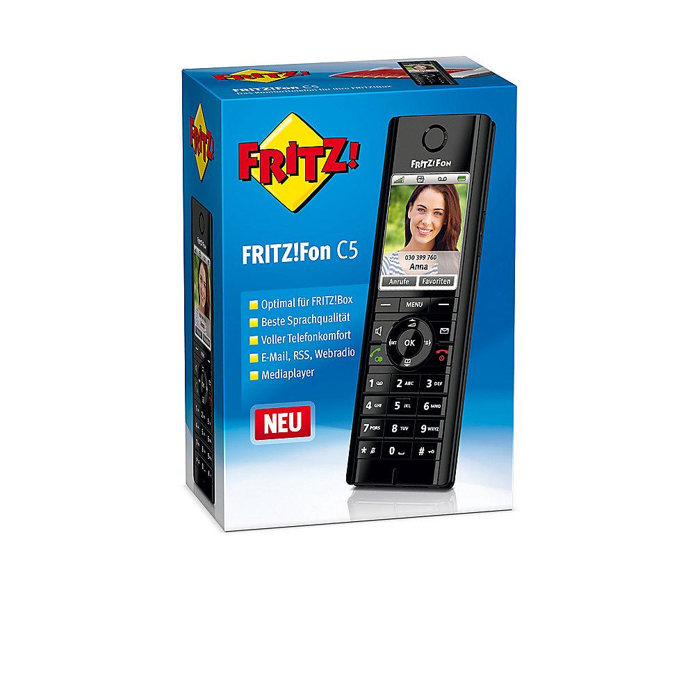 AVM FRITZ!Box 6490 Cable WLAN-ac Kabelmodem Router  1x FRITZ!Fon C5 DECT Telefon