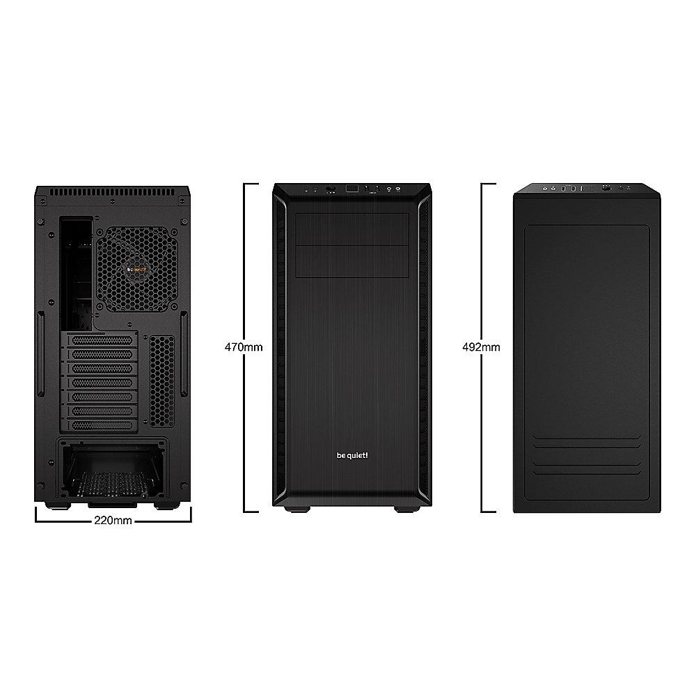 be quiet! Pure Base 600 Schwarz Midi Tower Gehäuse ATX/mATX/Mini-ITX