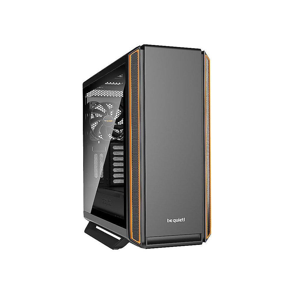 be quiet! Silent Base 801 Orange Midi Tower Gaming Gehäuse, Glasfenster