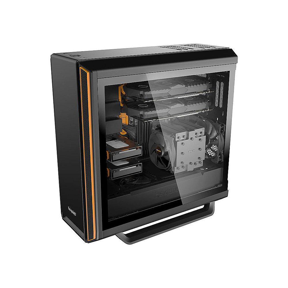 be quiet! Silent Base 801 Orange Midi Tower Gaming Gehäuse, Glasfenster