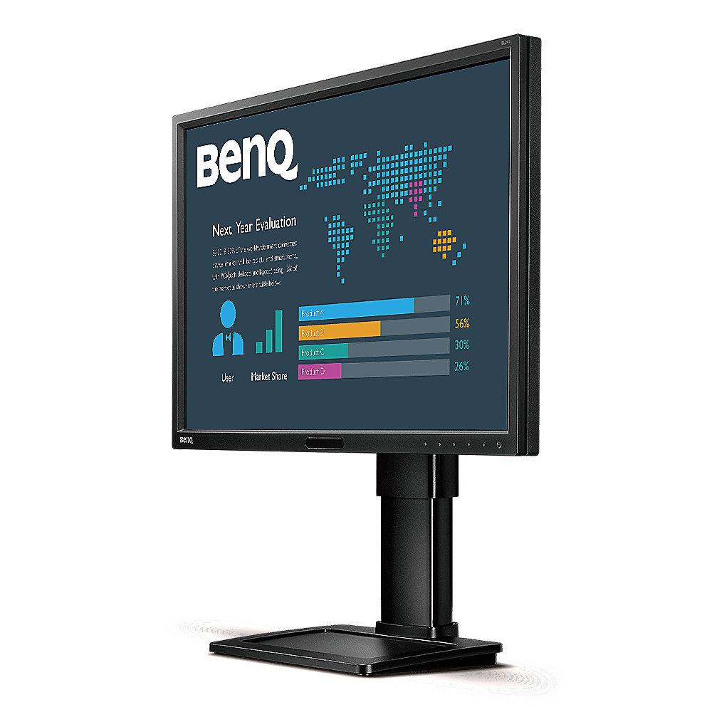 BenQ BL2411PT 61cm (24") Office-Monitor 16:10 VGA/DVI/DP 5ms 300cd/m² 20Mio:1