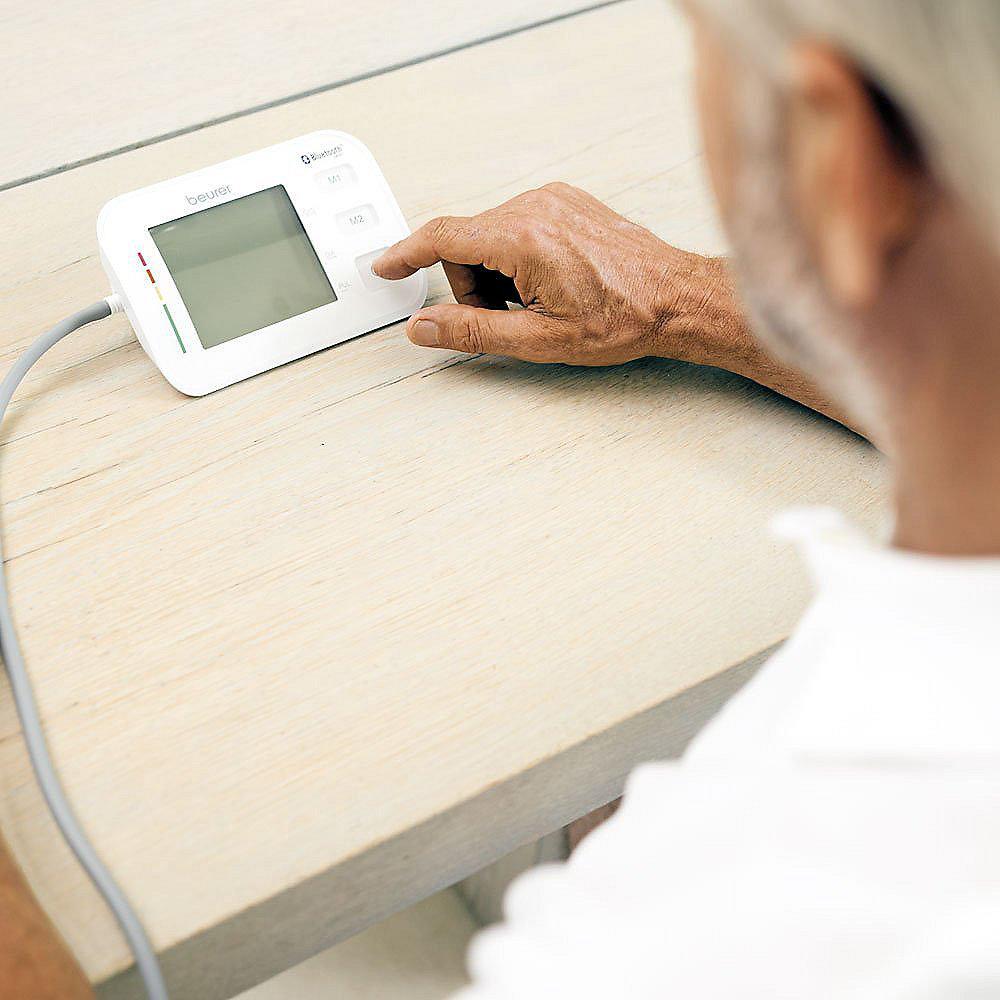 Beurer BM 57 Oberarm-Blutdruckmessgerät weiß, Beurer, BM, 57, Oberarm-Blutdruckmessgerät, weiß