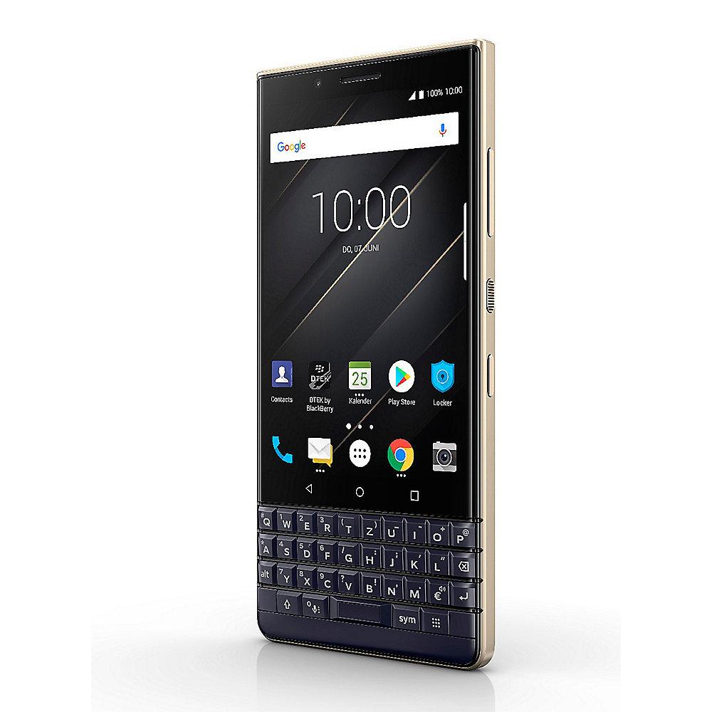 BlackBerry KEY2 LE champagne DS 4/64GB Android 8.1 mit QWERTZ Tastatur, BlackBerry, KEY2, LE, champagne, DS, 4/64GB, Android, 8.1, QWERTZ, Tastatur