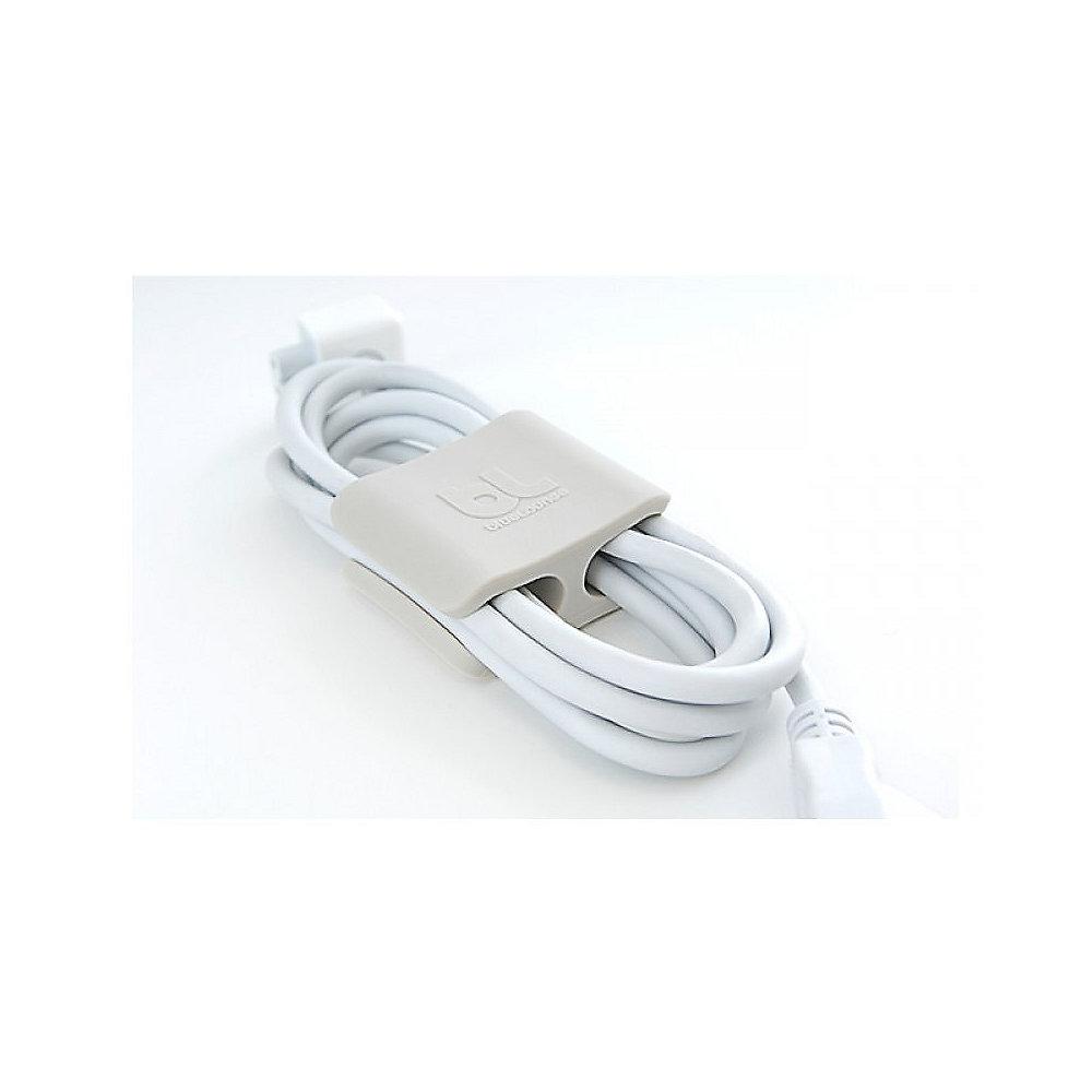 Bluelounge CableClip Kabelbinder groß grau