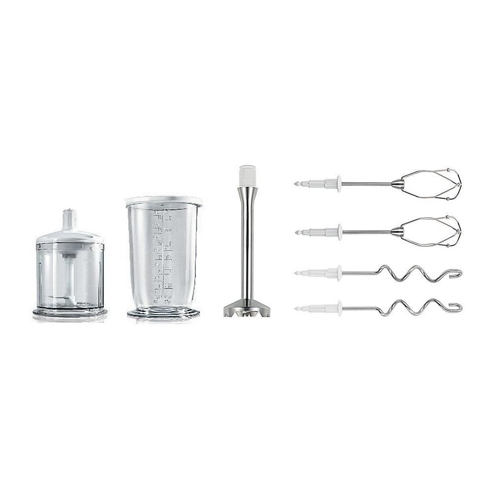 Bosch MFQ4080 Handrührer - Set weiß / silber, Bosch, MFQ4080, Handrührer, Set, weiß, /, silber