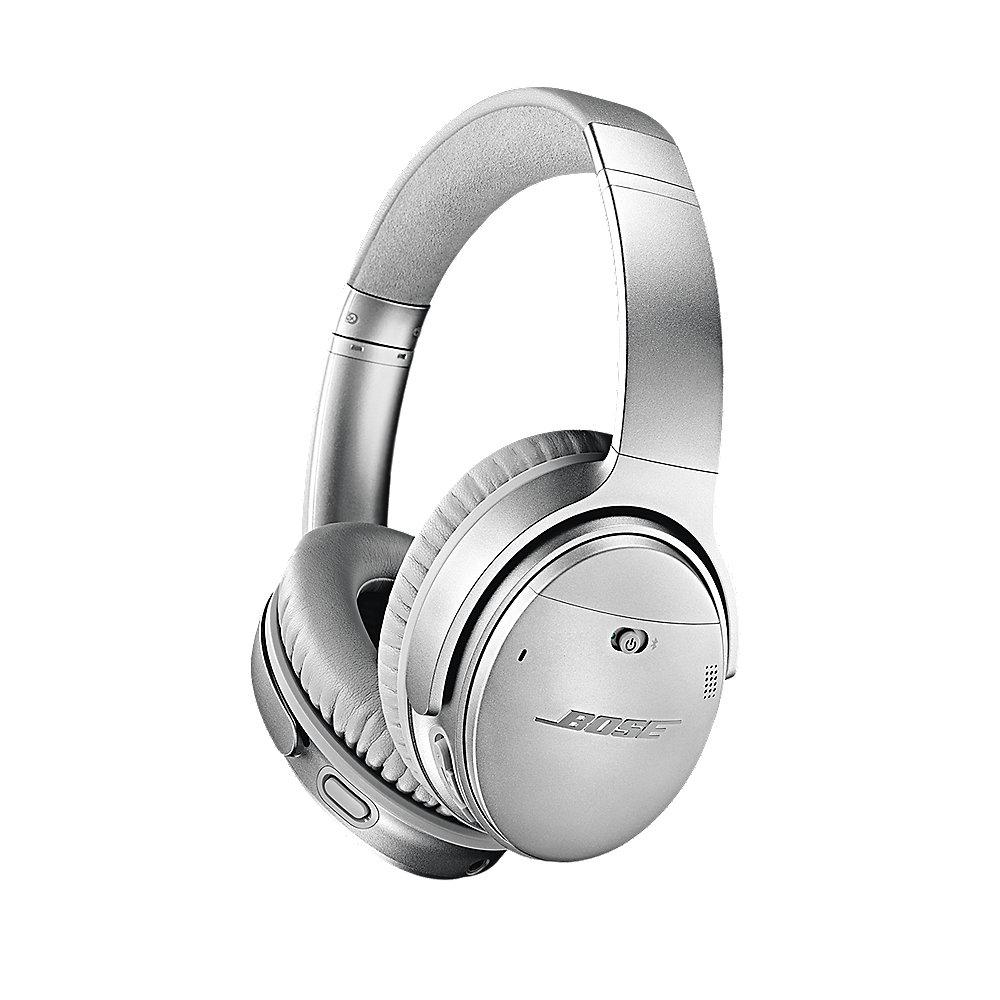 BOSE Quietcomfort 35 QC35II Over Ear silber Noise Cancelling Wireless Kopfhörer, BOSE, Quietcomfort, 35, QC35II, Over, Ear, silber, Noise, Cancelling, Wireless, Kopfhörer