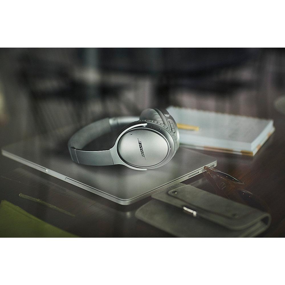 BOSE Quietcomfort 35 QC35II Over Ear silber Noise Cancelling Wireless Kopfhörer