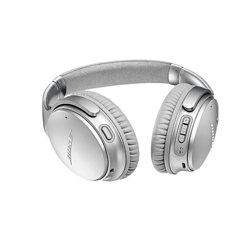 BOSE Quietcomfort 35 QC35II Over Ear silber Noise Cancelling Wireless Kopfhörer, BOSE, Quietcomfort, 35, QC35II, Over, Ear, silber, Noise, Cancelling, Wireless, Kopfhörer