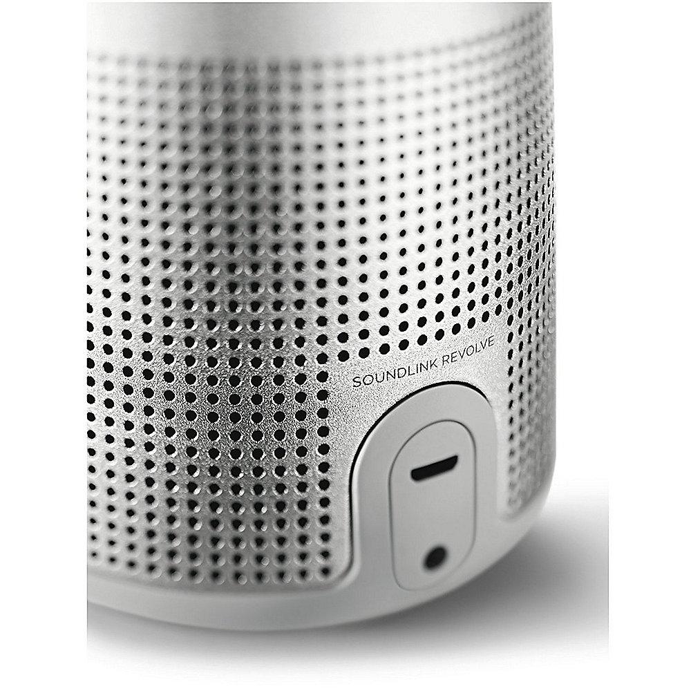 BOSE SoundLink Revolve Bluetooth Lautsprecher silber portabel mit Akku, BOSE, SoundLink, Revolve, Bluetooth, Lautsprecher, silber, portabel, Akku