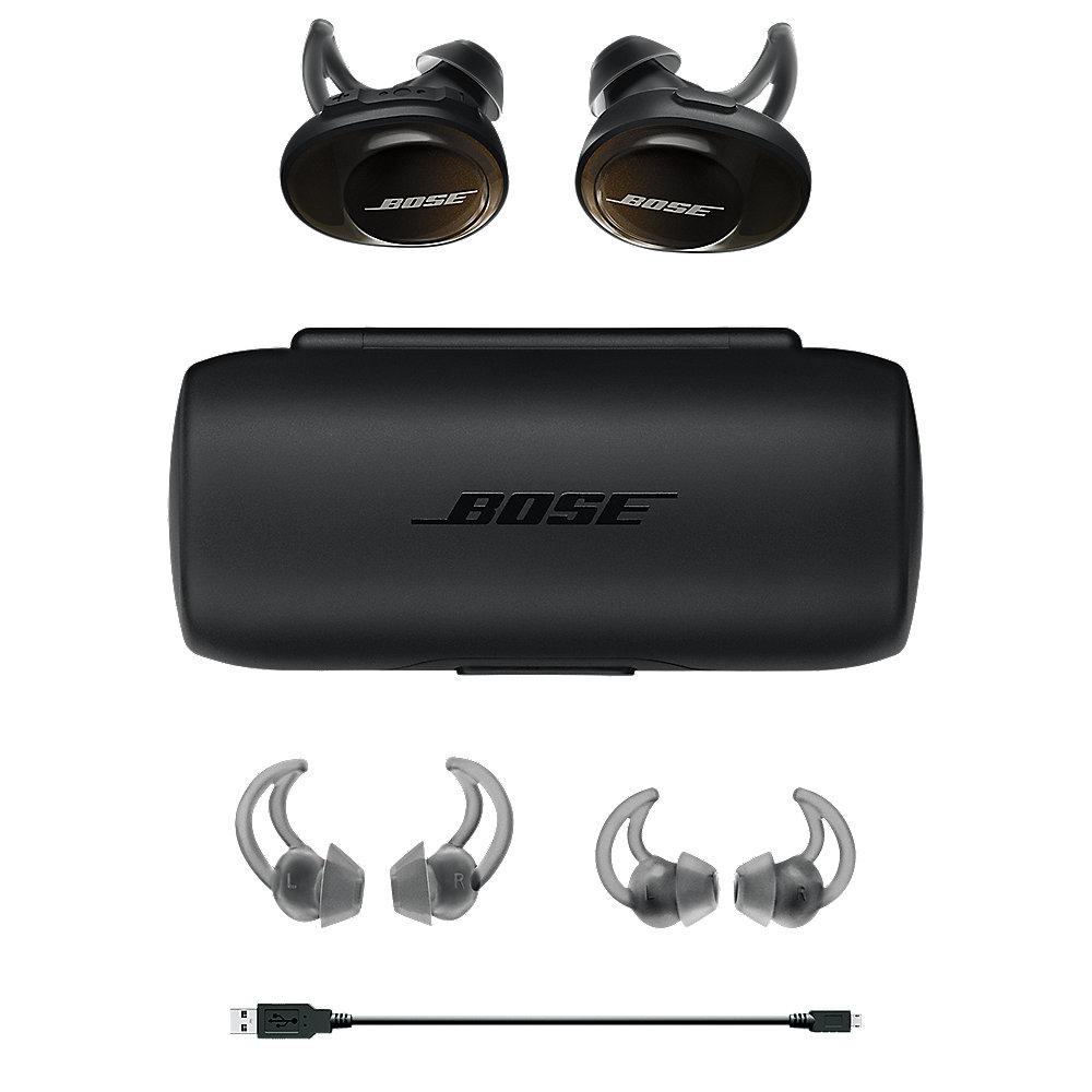 BOSE SoundSport Free Wireless In-Ear Kopfhörer Schwarz, BOSE, SoundSport, Free, Wireless, In-Ear, Kopfhörer, Schwarz