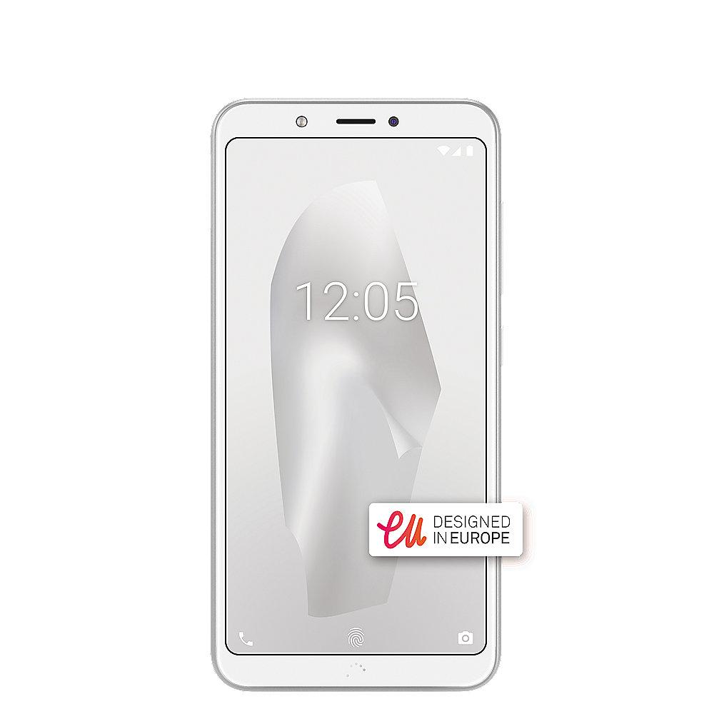 bq Aquaris C 2GB/16GB silver white Dual-SIM Android 8.1 Smartphone