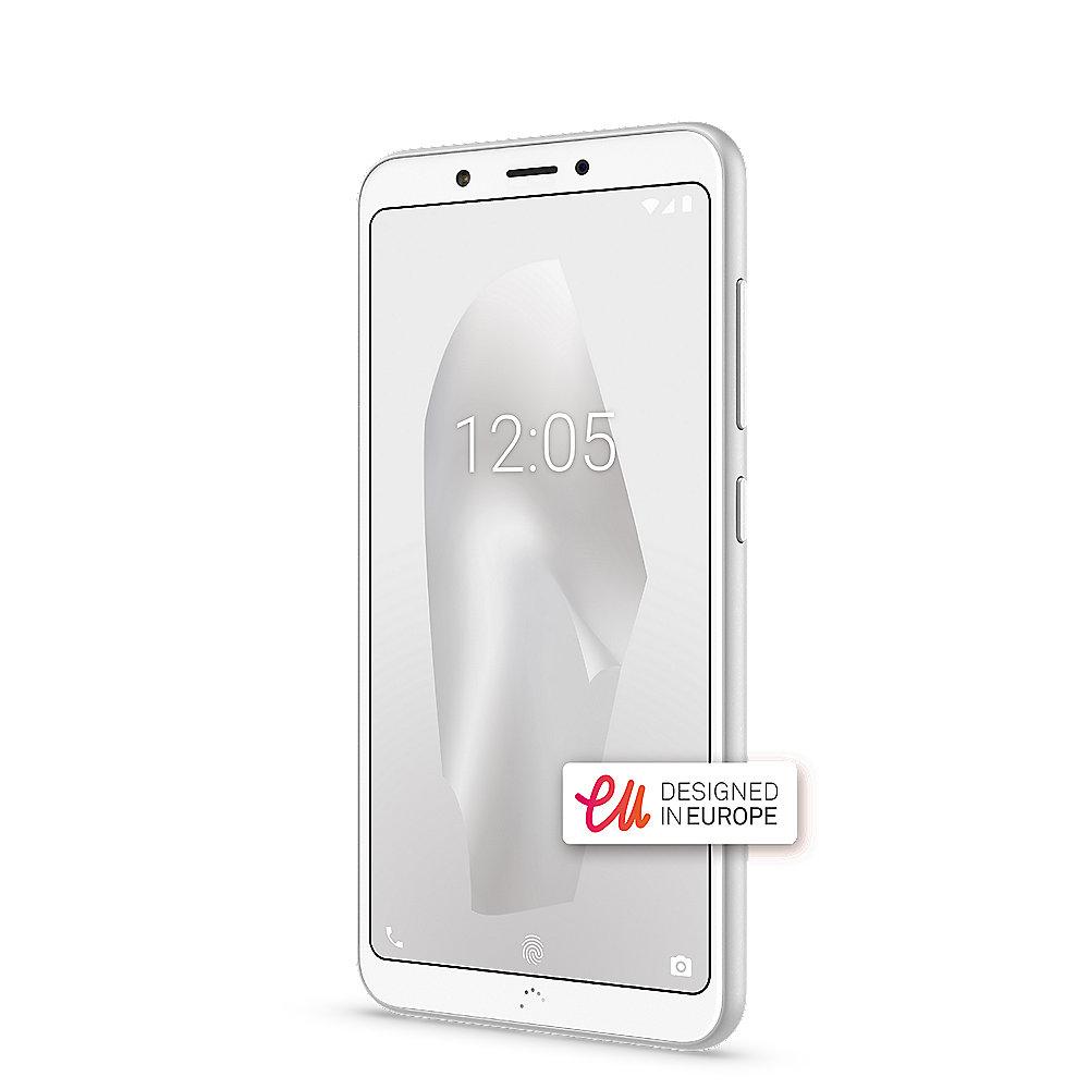 bq Aquaris C 2GB/16GB silver white Dual-SIM Android 8.1 Smartphone