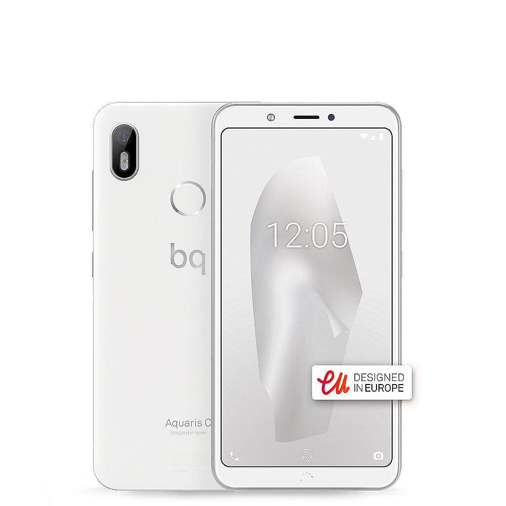 bq Aquaris C 2GB/16GB silver white Dual-SIM Android 8.1 Smartphone