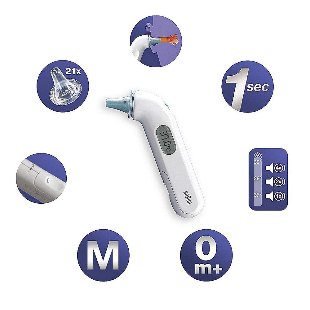 Braun IRT 3030 ThermoScan 3 Infrarot-Ohrthermometer