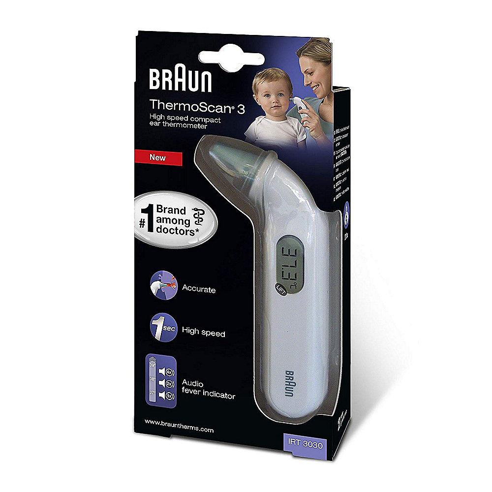 Braun IRT 3030 ThermoScan 3 Infrarot-Ohrthermometer, Braun, IRT, 3030, ThermoScan, 3, Infrarot-Ohrthermometer