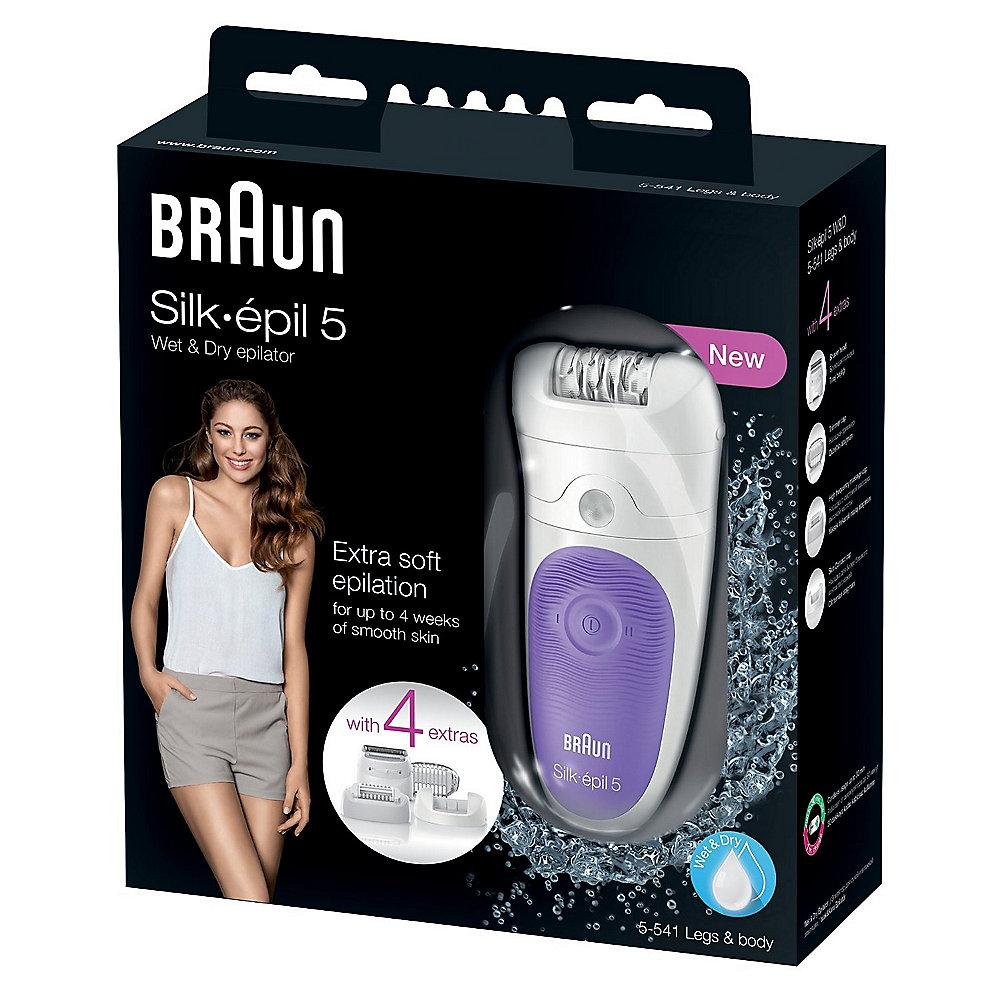 Braun Silk-épil 5-541 Epilierer Wet & Dry & Rasieraufsatz