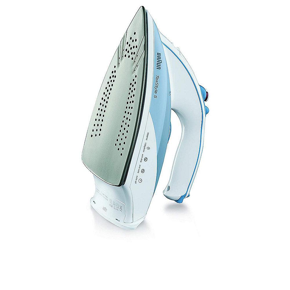 Braun TS 725A TexStyle 7 Dampfbügeleisen weiß/blau, Braun, TS, 725A, TexStyle, 7, Dampfbügeleisen, weiß/blau