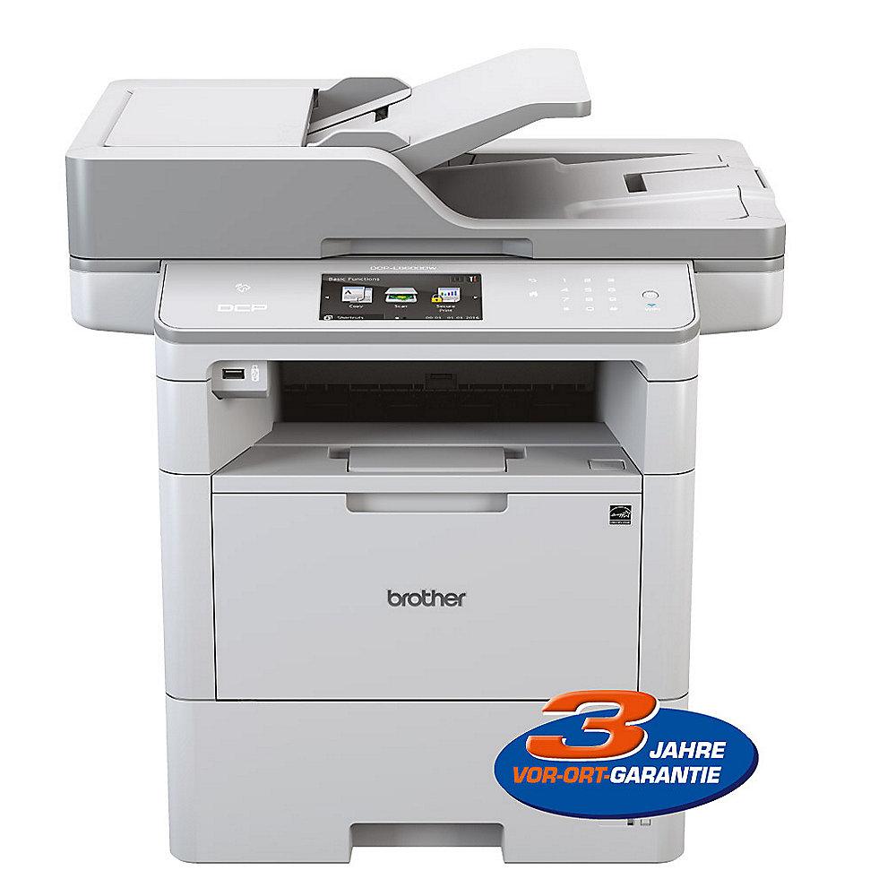 Brother DCP-L6600DW S/W-Laserdrucker Scanner Kopierer LAN WLAN NFC, Brother, DCP-L6600DW, S/W-Laserdrucker, Scanner, Kopierer, LAN, WLAN, NFC