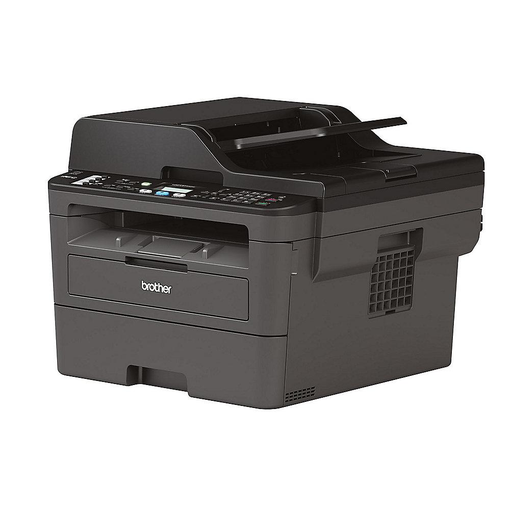 Brother MFC-L2710DW S/W-Laser-Multifunktionsdrucker Scanner Kopierer Fax WLAN