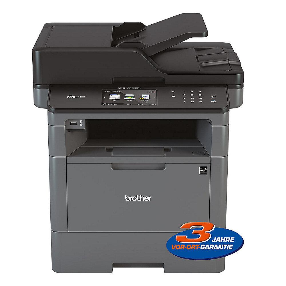 Brother MFC-L5750DW S/W-Laserdrucker Scanner Kopierer Fax LAN WLAN, Brother, MFC-L5750DW, S/W-Laserdrucker, Scanner, Kopierer, Fax, LAN, WLAN