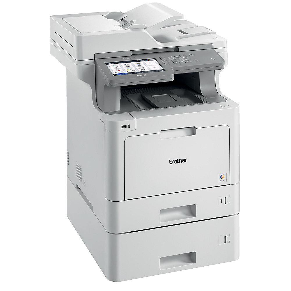 Brother MFC-L9570CDWT Farblaser-Multifunktionsdrucker Scanner Kopierer Fax WLAN