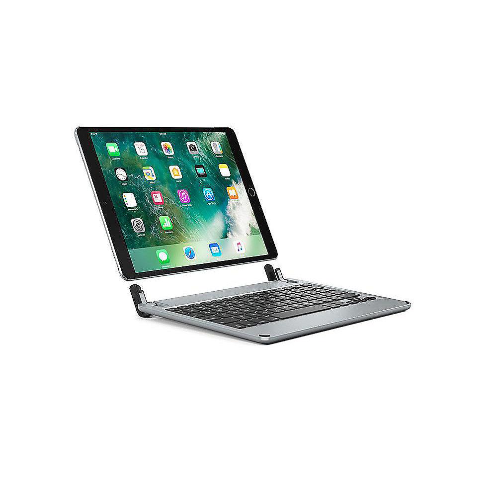 Brydge 10.5 Bluetooth Tastatur für iPad Pro 10,5" silber-grau