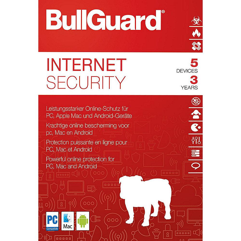 BullGuard Internet Security 2018 5 Devices 3 Jahre - ESD