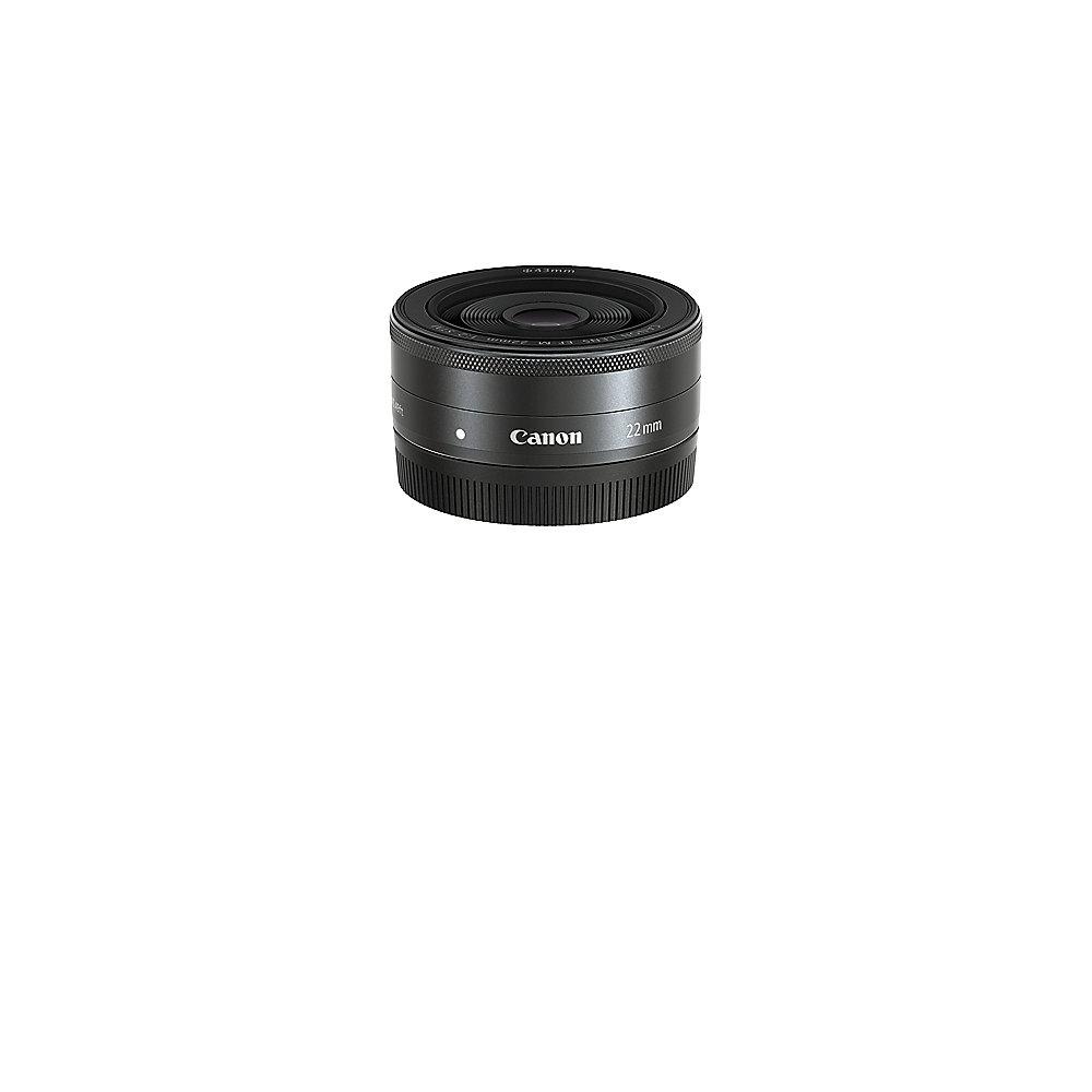 Canon EF-M 22mm 1:2 STM Weitwinkel Objektiv, Canon, EF-M, 22mm, 1:2, STM, Weitwinkel, Objektiv