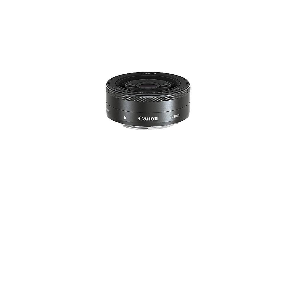 Canon EF-M 22mm 1:2 STM Weitwinkel Objektiv, Canon, EF-M, 22mm, 1:2, STM, Weitwinkel, Objektiv