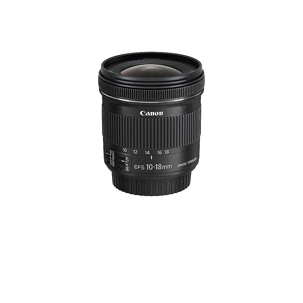 Canon EF-S 10-18mm 1:4.5-5.6 IS STM   Gegenlichtblende   Putztuch