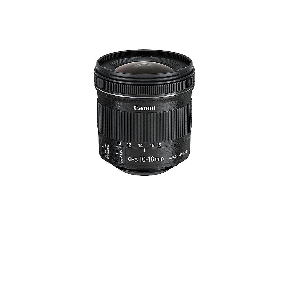 Canon EF-S 10-18mm 1:4.5-5.6 IS STM   Gegenlichtblende   Putztuch