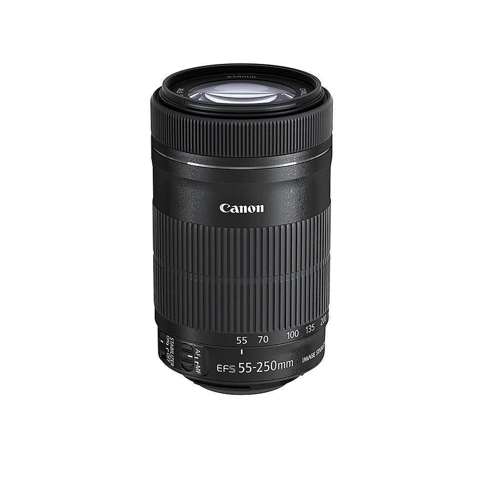 Canon EF-S 55-250mm 4-5,6 IS STM   Gegenlichtblende   Reinigungstuch, Canon, EF-S, 55-250mm, 4-5,6, IS, STM, , Gegenlichtblende, , Reinigungstuch