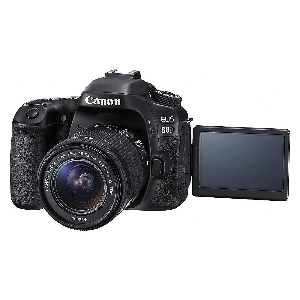 Canon EOS 80D Kit 18-55mm IS STM Spiegelreflexkamera, Canon, EOS, 80D, Kit, 18-55mm, IS, STM, Spiegelreflexkamera