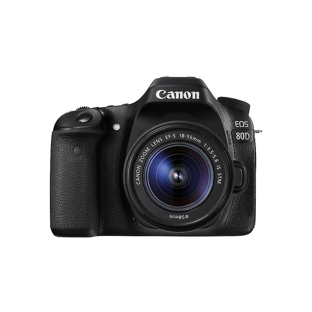 Canon EOS 80D Kit 18-55mm IS STM Spiegelreflexkamera, Canon, EOS, 80D, Kit, 18-55mm, IS, STM, Spiegelreflexkamera