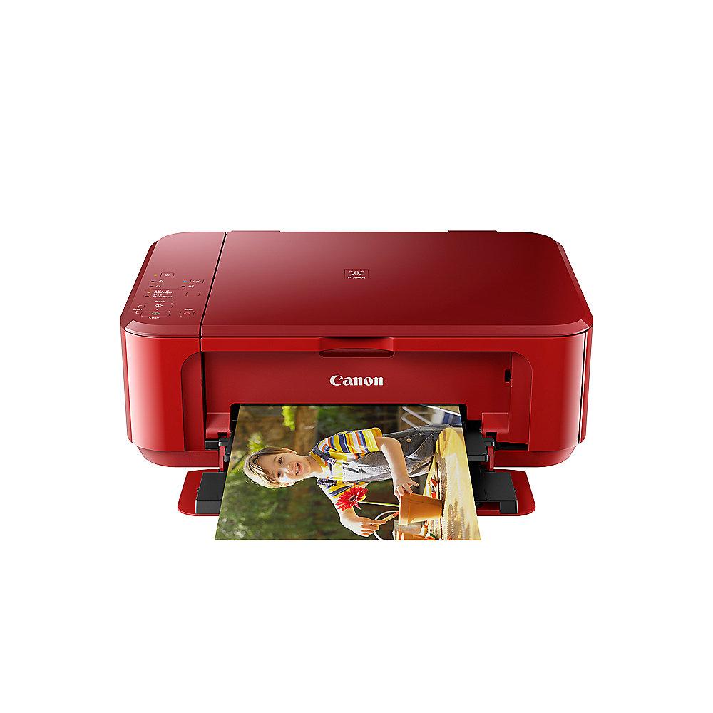 Canon PIXMA MG3650 rot Tintenstrahl-Multifunktionsdrucker Scanner Kopierer WLAN