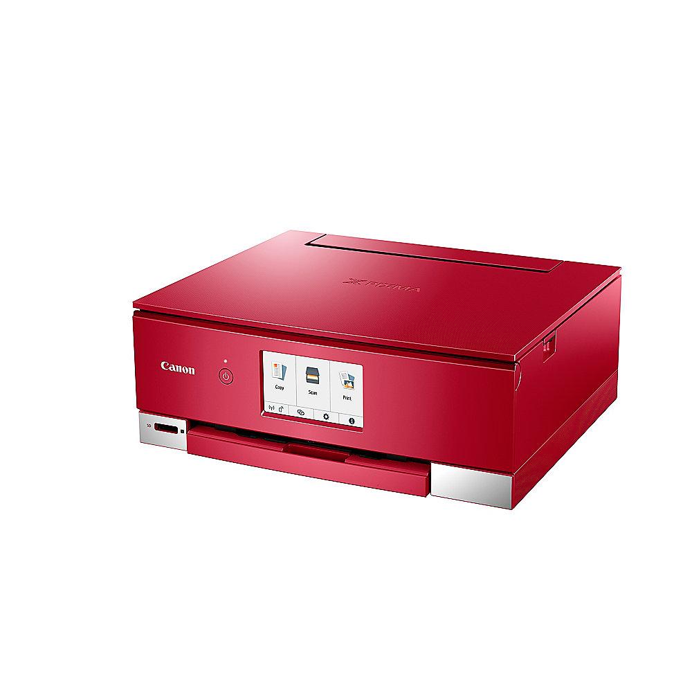 Canon PIXMA TS8252 Rot Multifunktionsdrucker Scanner Kopierer WLAN