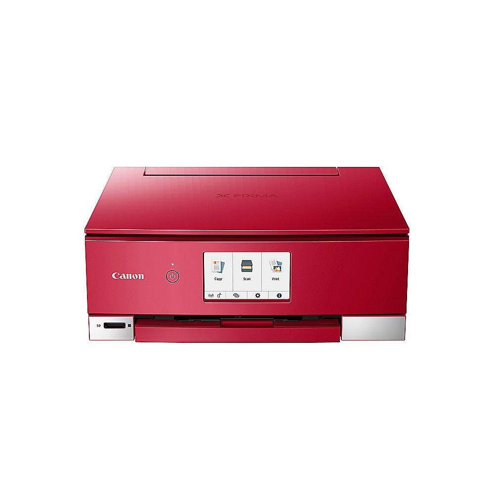 Canon PIXMA TS8252 Rot Multifunktionsdrucker Scanner Kopierer WLAN