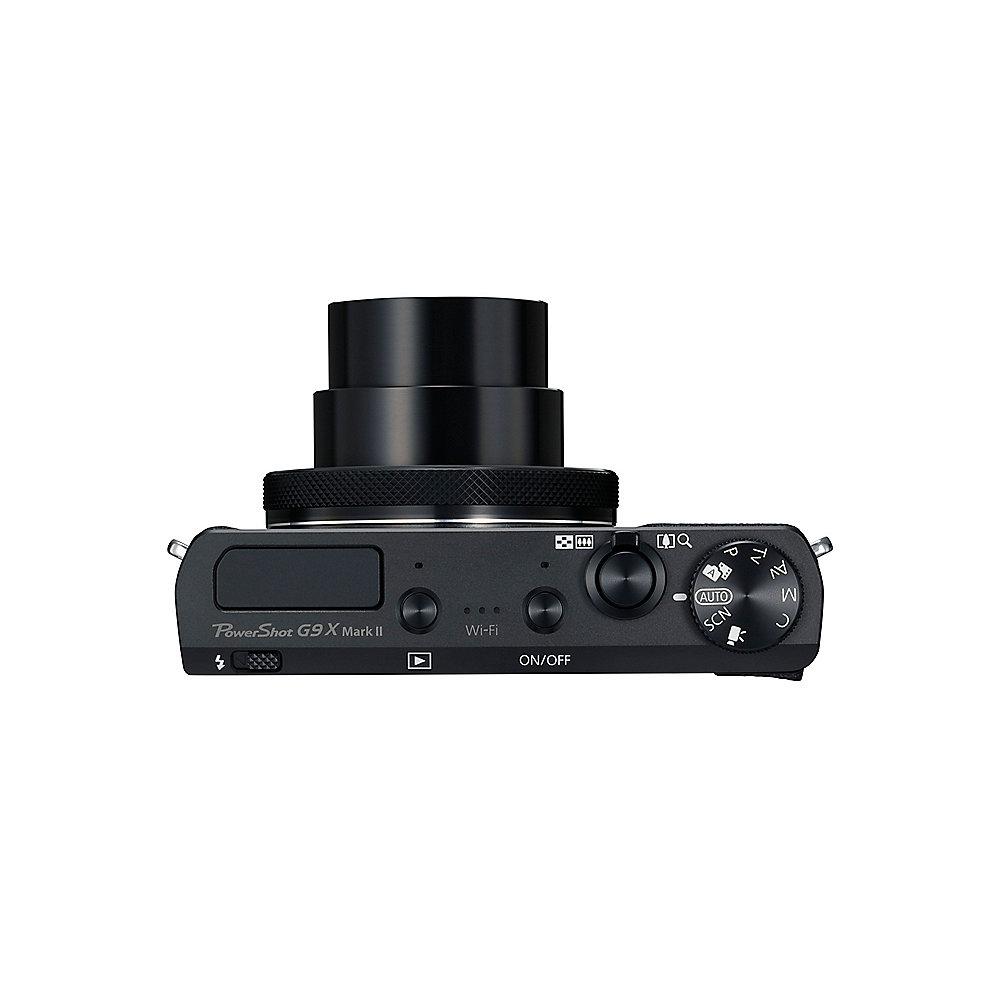 Canon PowerShot G9 X Mark II Digitalkamera schwarz   SanDisk Ultra 16 GB SDHC, Canon, PowerShot, G9, X, Mark, II, Digitalkamera, schwarz, , SanDisk, Ultra, 16, GB, SDHC