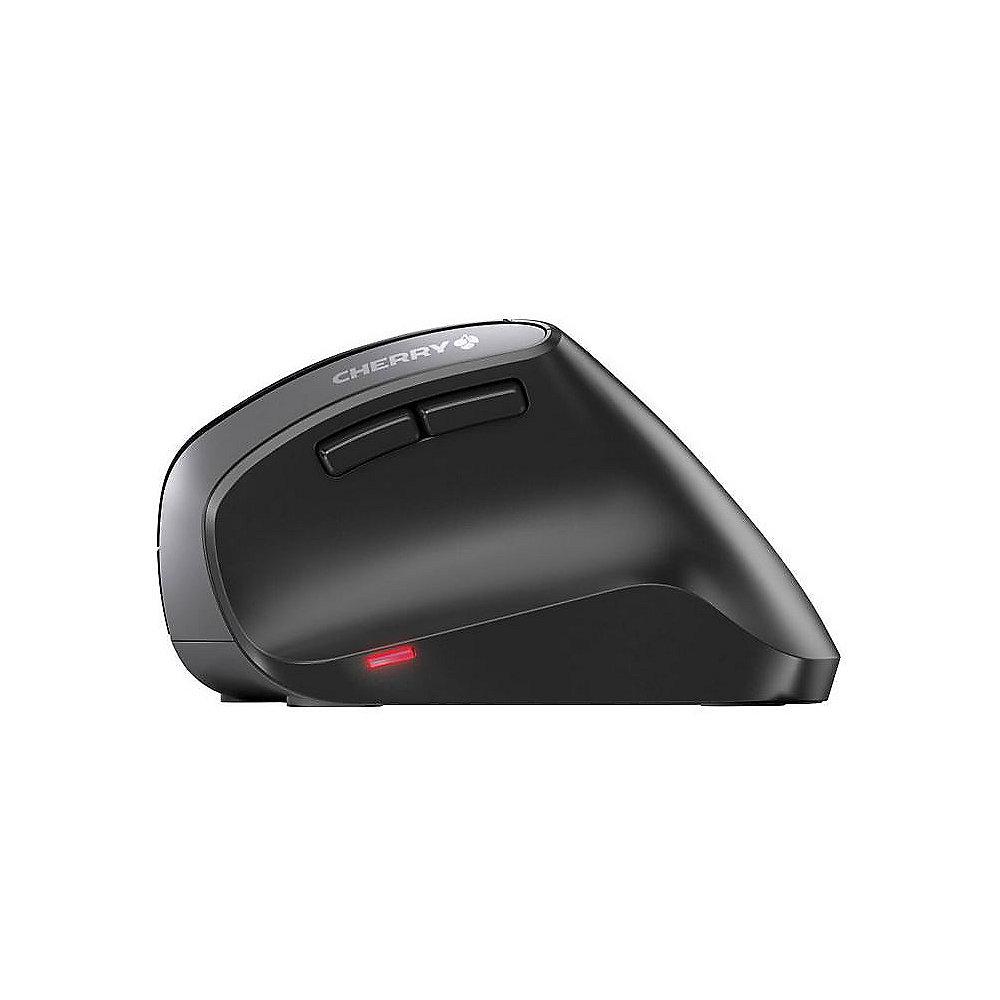 Cherry MW 4500 ergonomische kabellose Maus schwarz