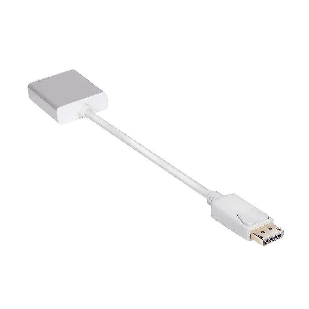 Club 3D DisplayPort Adapter 0,15m DP zu VGA aktiv St./Bu. weiß