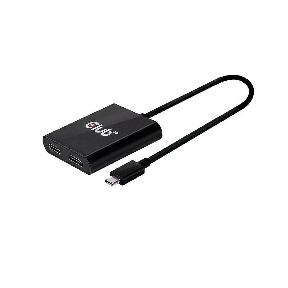 Club 3D MST Hub USB 3.1 Gen1 Typ-C auf HDMI 1.4 Dual Monitor CSV-1546