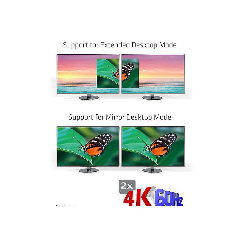 Club 3D SenseVision USB-A auf HDMI 2.0 Adapter Dual Monitor 4K 60Hz CSV-1474