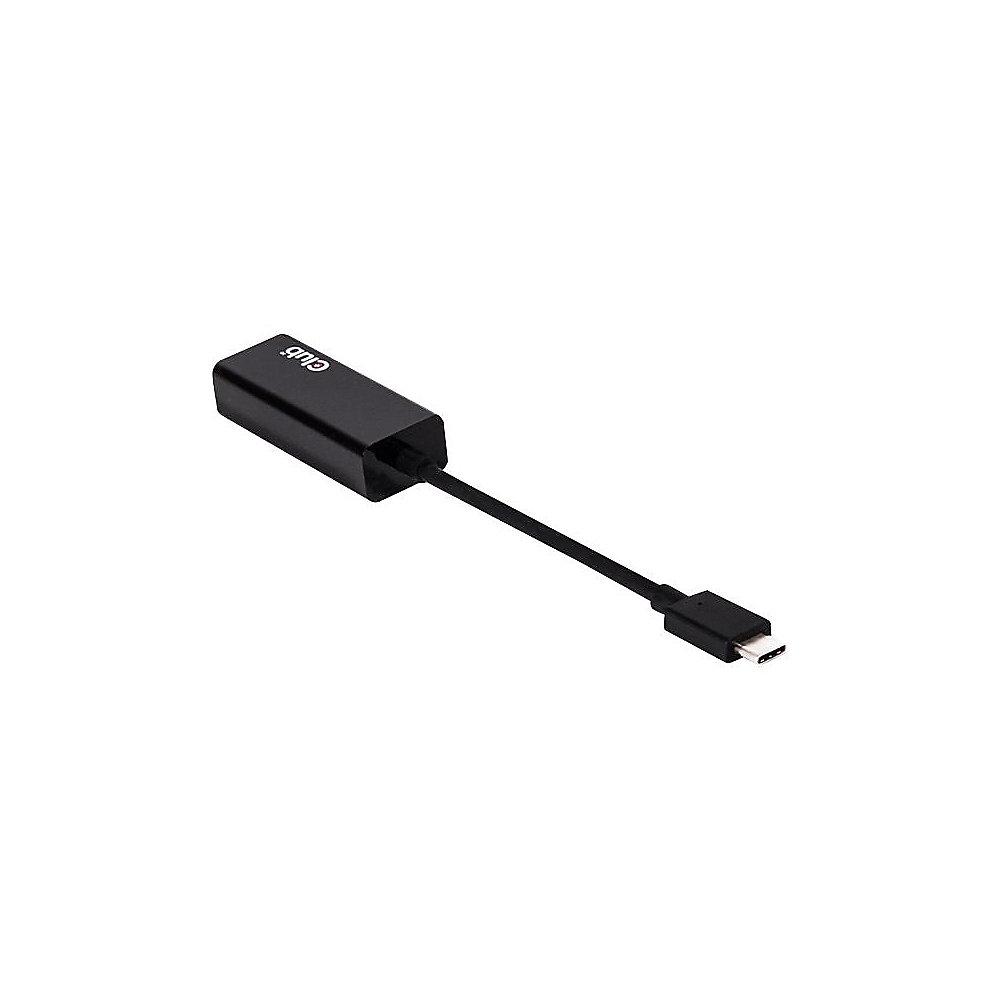 Club 3D USB 3.1 Adapterkabel Typ-C zu DisplayPort 4K UHD aktiv schwarz CAC-1507