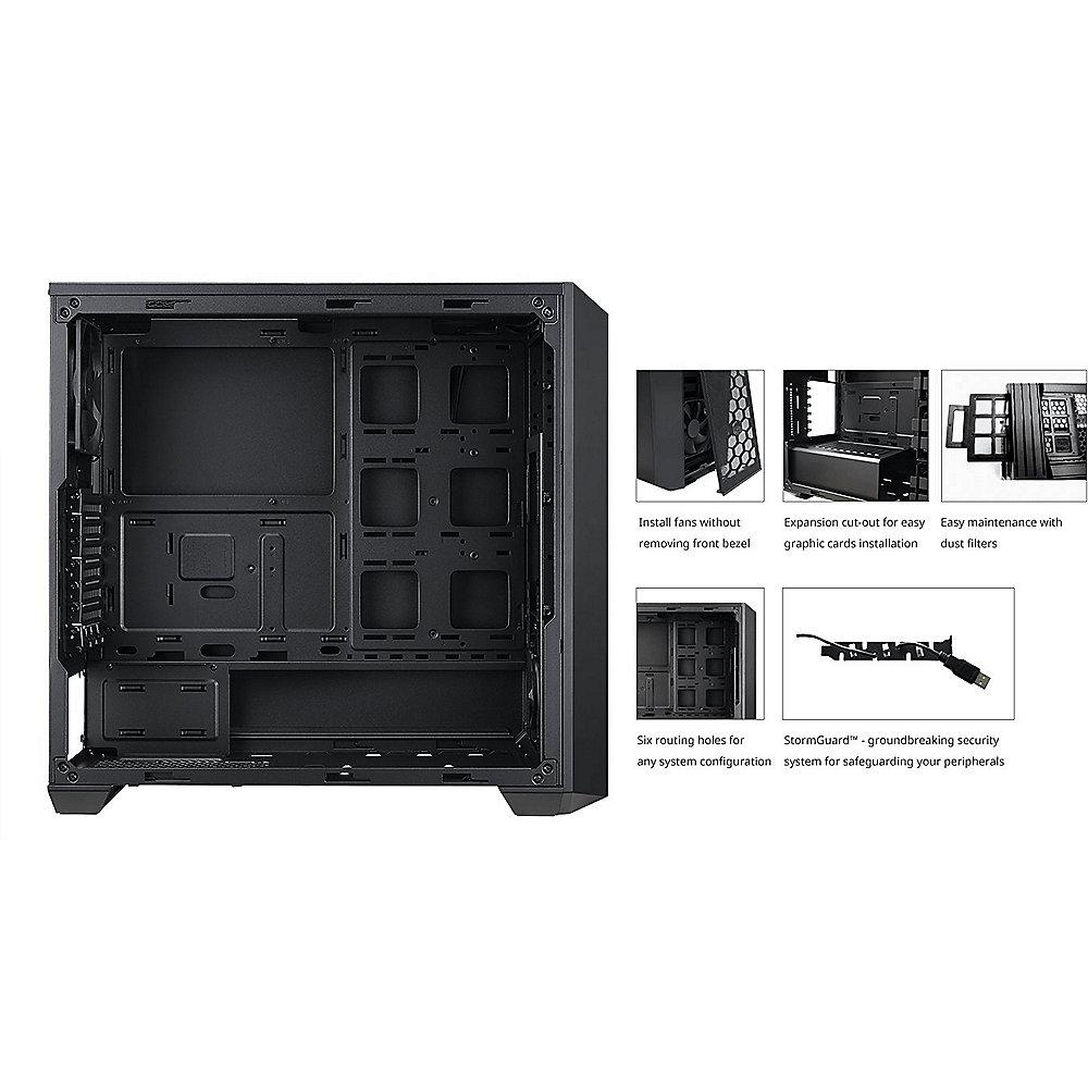 Cooler Master MasterBox 5 Midi Tower ATX Gehäuse USB3.0 Schwarz